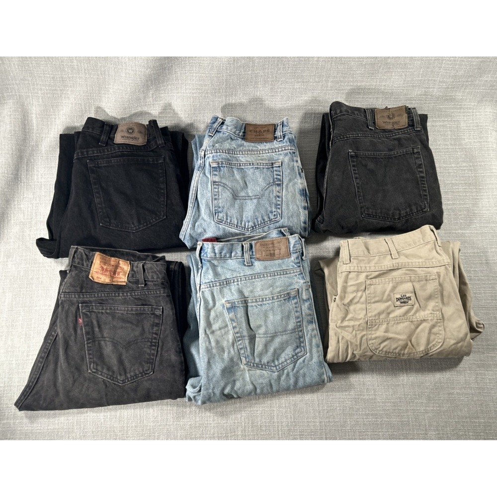 Vintage & Modern Denim Reseller Lot 10 - Levi's , Lee, Wrangler, Rustler